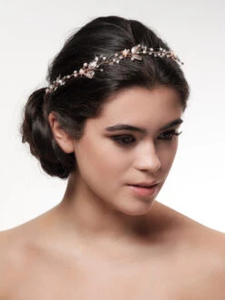 Poirier Haarsieraad Met Parels En Strass BB 8578 -Poirier Winkel BB 8578 pink