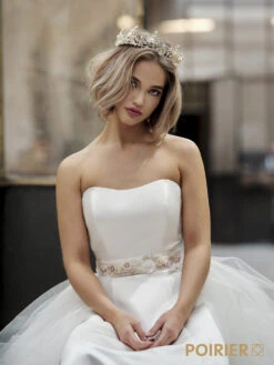 Poirier Multi Colour Ceintuur Riem Trouwjurk C-1327