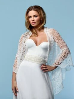 Poirier Stola Mohair Ivoor Blush S 163