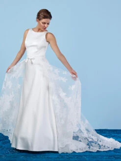 Poirier Afneembare Overrok Met Kant S301