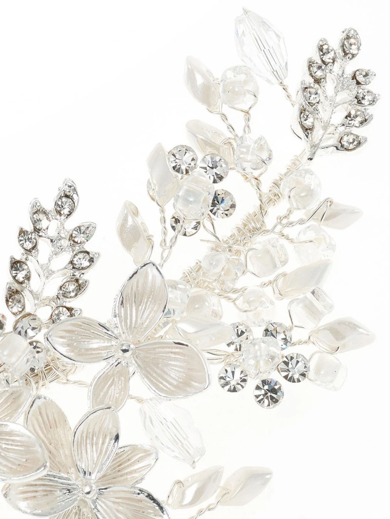 Poirier BB-432 Zilver Haarkam 5 Poirier BB-432 Zilver Haarkam - Afbeelding 3