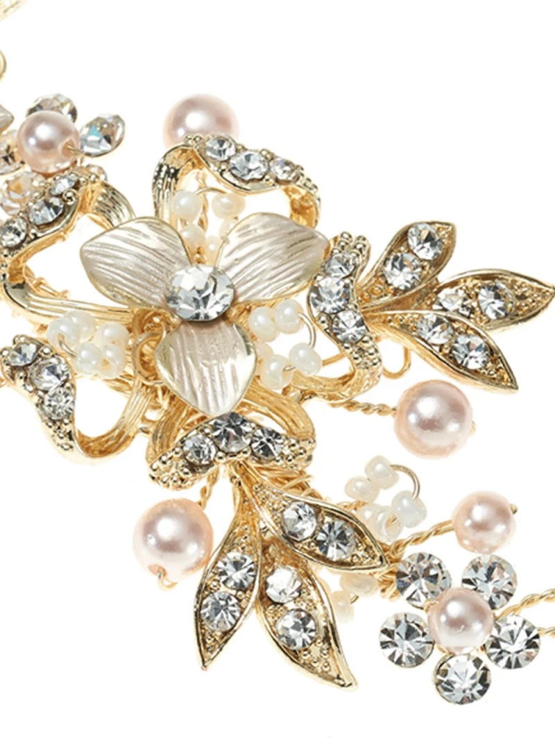 Poirier Haar Juweel Met Bloemetjes En Blaadjes Zilver Of Goud BB 631 6 Poirier Haar Juweel Met Bloemetjes En Blaadjes Zilver Of Goud BB 631 - Afbeelding 4