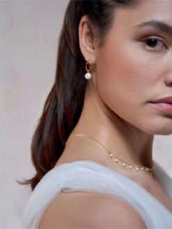 Poirier JS-004 Bruidssieraden Set Anaïs Goud -Poirier Winkel js 004 030 js 004 e 030 001a