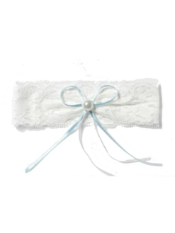 Kanten Kousenband Met Parel KB-40 Poirier