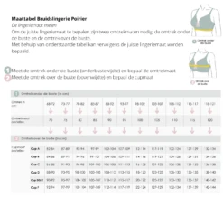 Poirier 14300 Torselet -Poirier Winkel maattabel lingerie nl productniveau 2 7