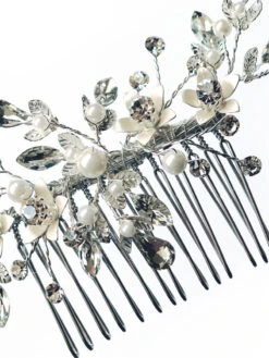 Poirier BB-438 Haarkam Zilver -Poirier Winkel poirier bb 438 silver 3