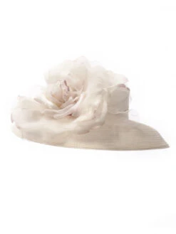 Poirier HT-102 Polkadot Hoed Ivoor -Poirier Winkel poirier ht 102 hat 5