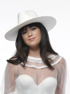 Poirier HT-301-Off White Hoed -Poirier Winkel poirier ht 301 off white hat 4