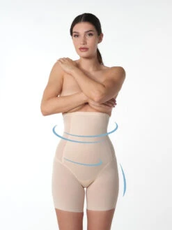 Poirier MP-50 High Waist Control Short Blush