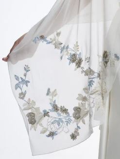 Poirier S182 Stola -Poirier Winkel poirier s182 stola ivory blue 5