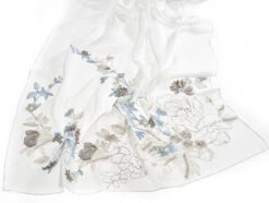 Poirier S182 Stola -Poirier Winkel poirier s182 stola ivory blue 6