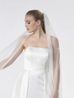 Poirier S47-300-1-Ivoor Sluier -Poirier Winkel poirier s47 300 1 ivory veil 3