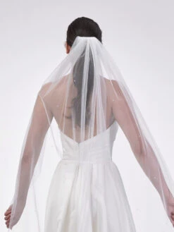 Poirier S48-120-1-Ivoor Sluier -Poirier Winkel poirier s48 120 1 ivory veil 4