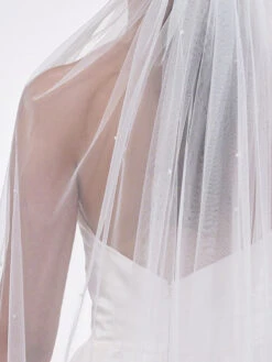 Poirier S48-120-1-Ivoor Sluier -Poirier Winkel poirier s48 120 1 ivory veil 5