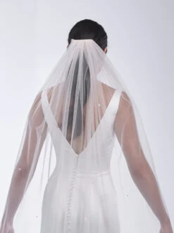 Poirier S49-120-1-Blush Sluier -Poirier Winkel poirier s49 120 1 blush veil 3