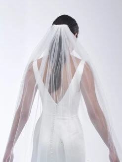 Poirier S49-120-1-Ivoor Sluier -Poirier Winkel poirier s49 120 1 ivory veil 3