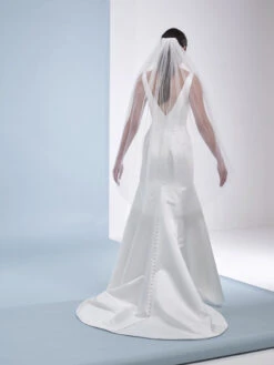 Poirier S49-120-1-Ivoor Sluier -Poirier Winkel poirier s49 120 1 ivory veil 4