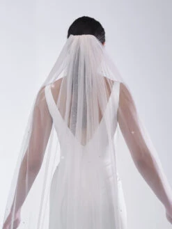 Poirier S49-210-1-Blush Sluier -Poirier Winkel poirier s49 210 1 blush veil 3