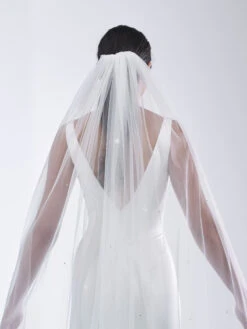 Poirier S49-210-1-Ivoor Sluier -Poirier Winkel poirier s49 210 1 ivory veil 3 1