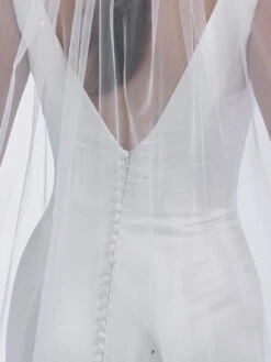 Poirier S49-300-1-Ivoor Sluier -Poirier Winkel poirier s49 300 1 ivory veil 5