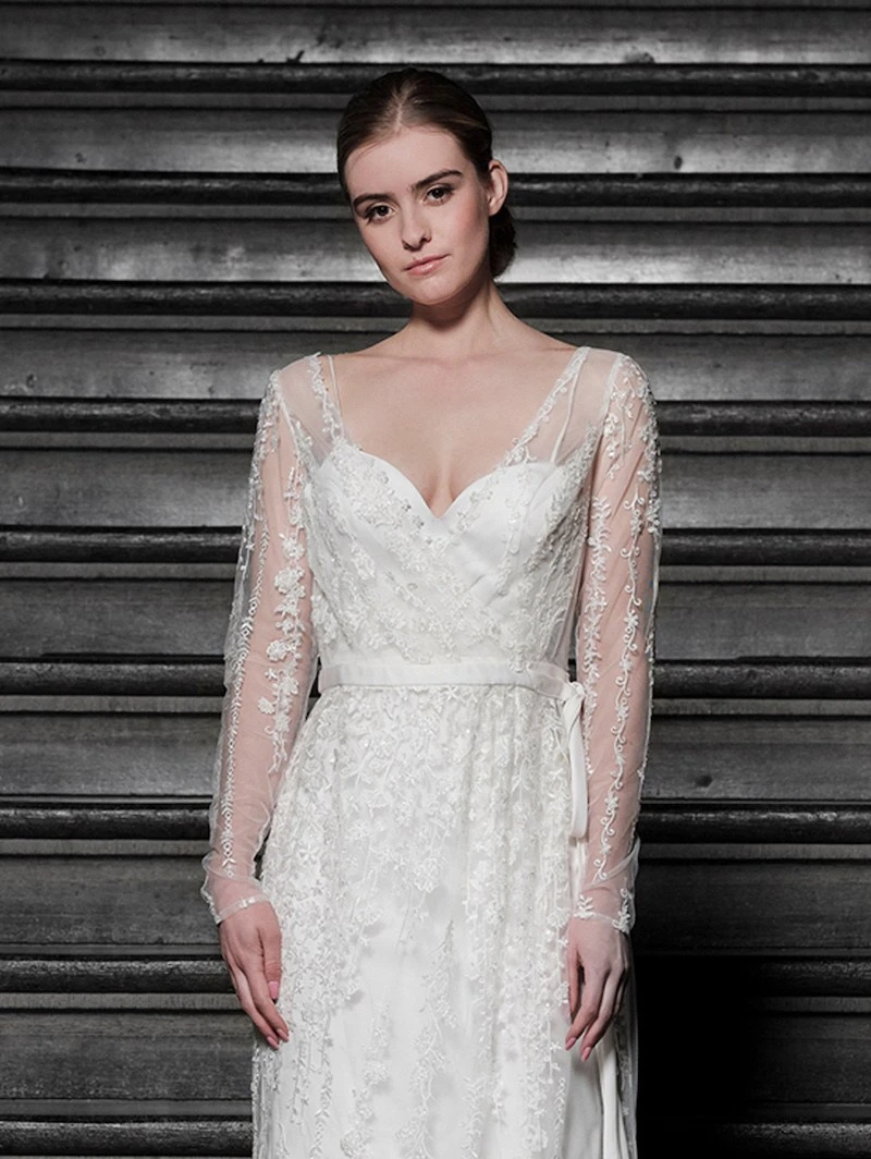 Poirier T-117 Kimono Jurk Lace 5 Poirier T-117 Kimono Jurk Lace - Afbeelding 3