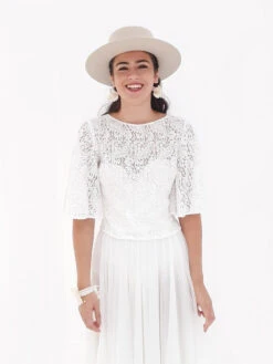 Poirier T-130 Top Lace -Poirier Winkel poirier t 130 blouse lace 3