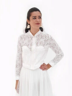 Poirier T-132 Jasje Lace 8 Poirier T-132 Jasje Lace -Poirier Winkel poirier t 132 jacket lace 3