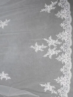 Sluier Met Italiaanse Kant S115-300/1/MED | Poirier 11 Sluier Met Italiaanse Kant S115-300/1/MED | Poirier -Poirier Winkel s115 300 1 med 002 02 1