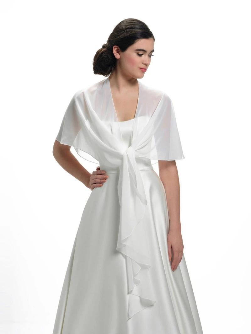 Ronde Stola Van Crêpe Georgette S153 Poirier 3 Ronde Stola Van Crêpe Georgette S153 Poirier