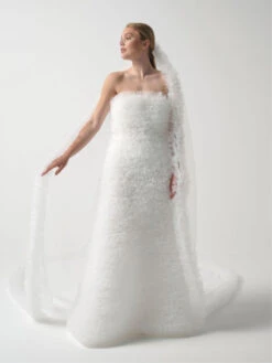 Poirier S415-300-R-Soft Sluier Ivoor