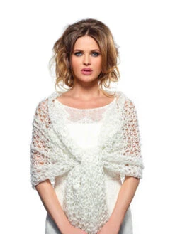 Grof Gehaakte Stola S169 Poirier -Poirier Winkel stola poirier s169 1