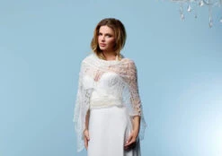 Poirier S163 Gebreide Stola Mohair -Poirier Winkel stola s163 003 poirier 2